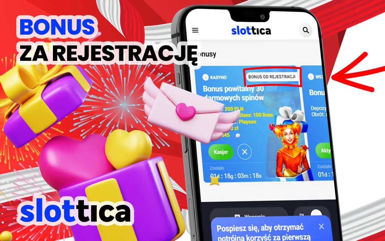 Super bonus za rejestrację w Slottica Casino PL